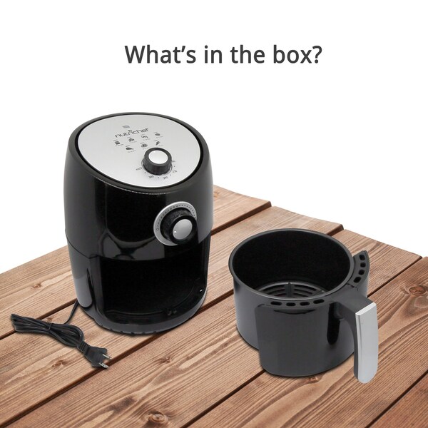 Nutrichef 2Quart Capacity Air Fryer Oven PKAIRFR18 Zoro